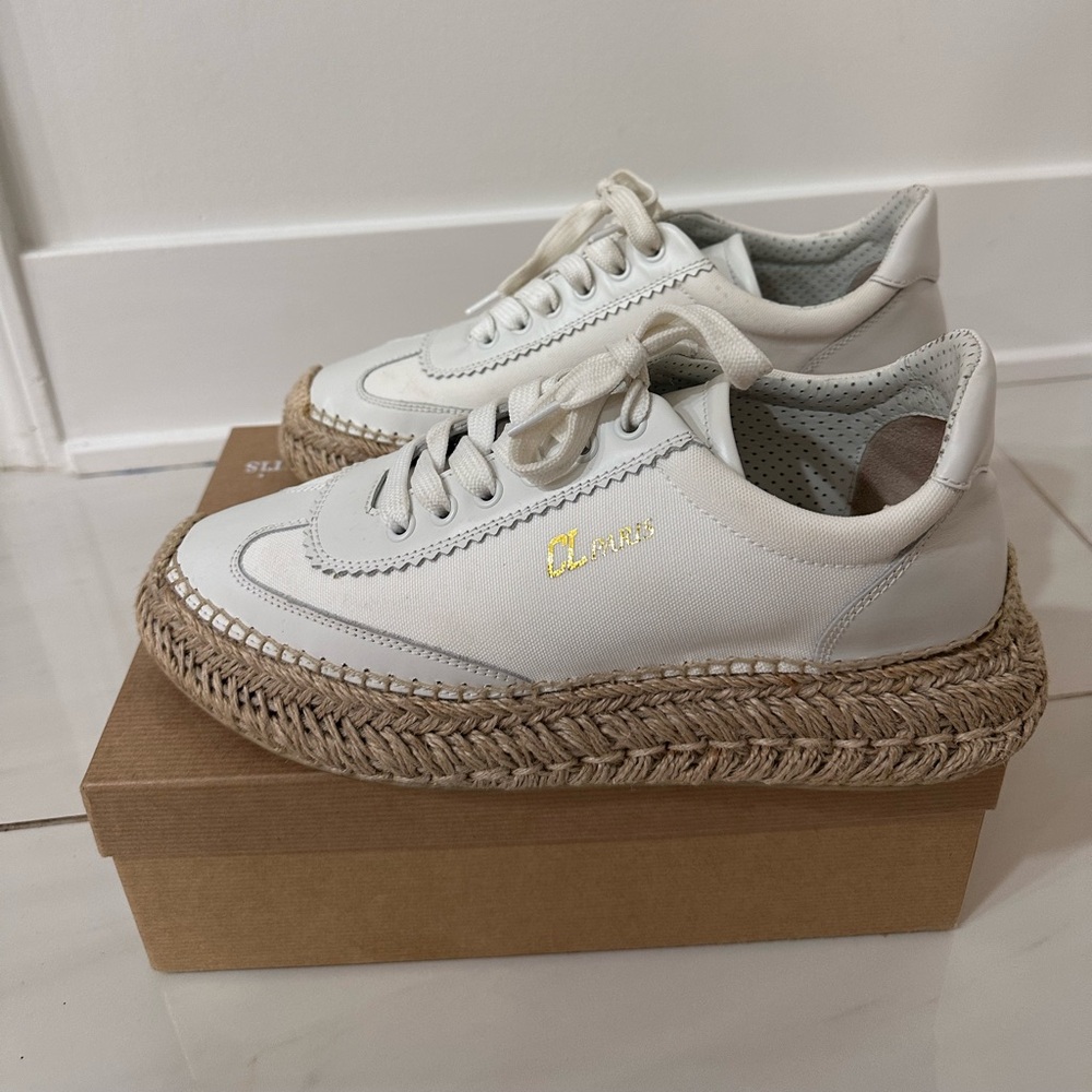 Christian Louboutin Espasneak Sneakers Flat White
